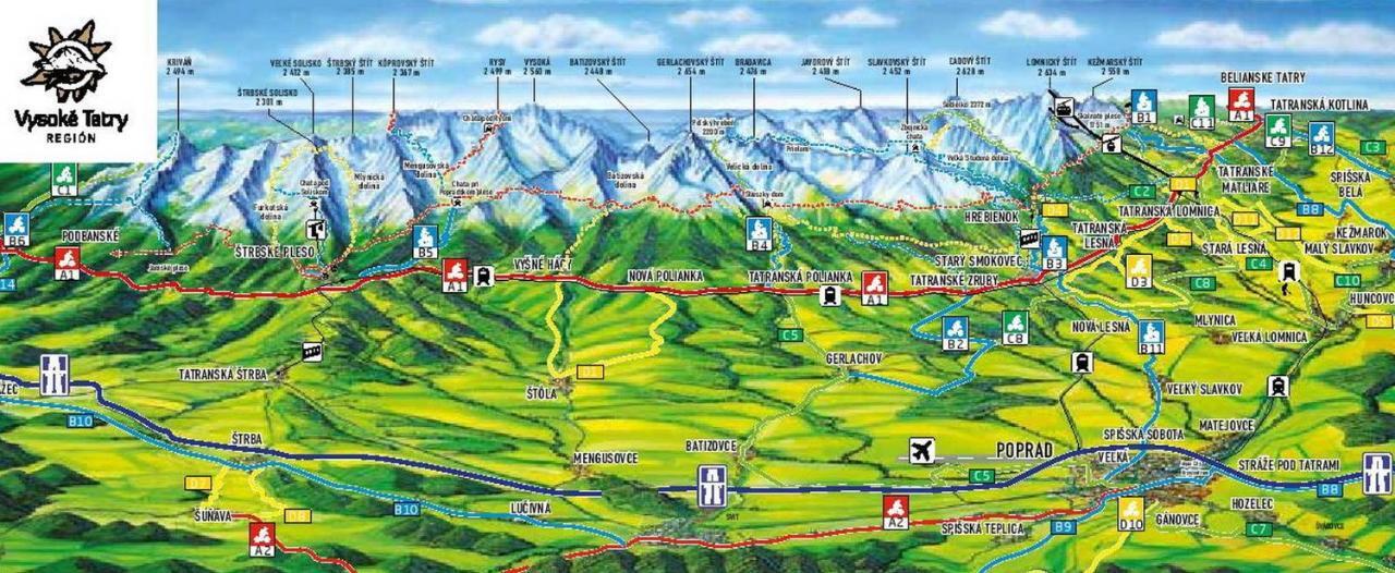 Apartman B 101 Vysoké Tatry Eksteriør billede